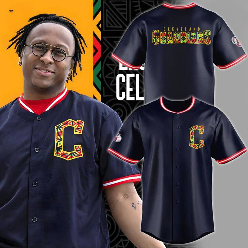 Cleveland Guardians Black Excellence Celebration Special Baseball Jersey Guardians Merch-1