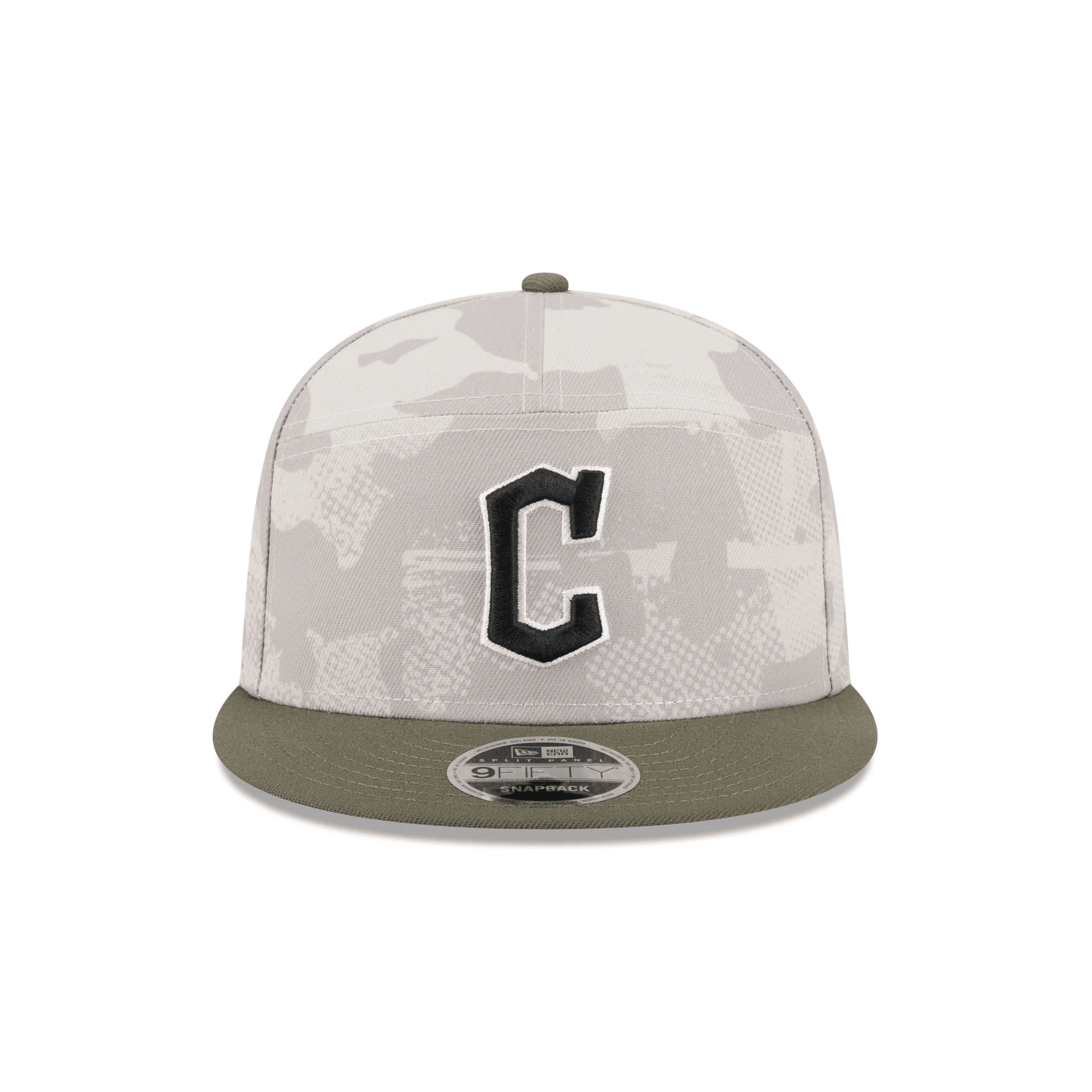 Cleveland Guardians Camo Hat Snapback MLB Armed Forces Day 2025 Hat Merch Cool Gifts For Dad-1