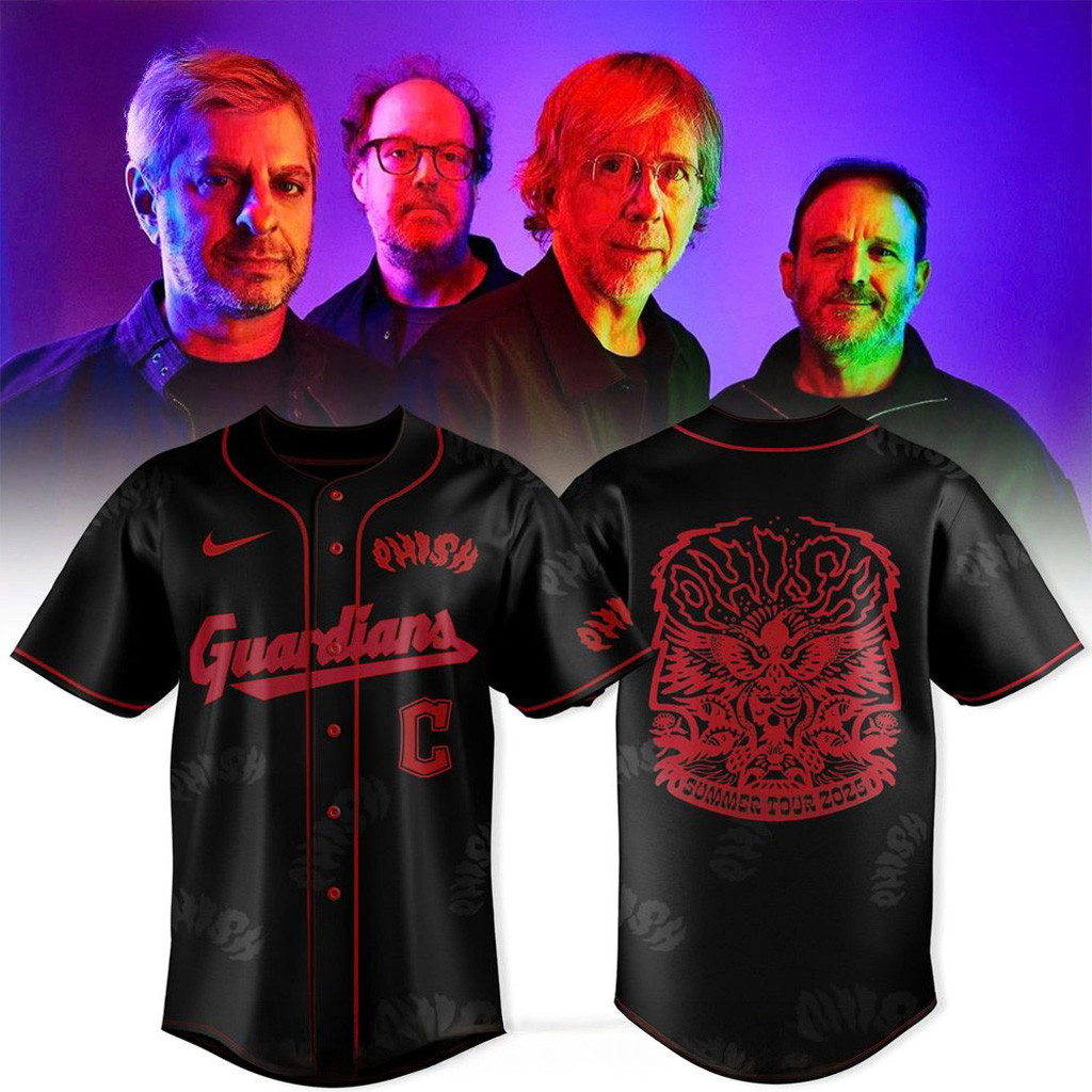 Cleveland Guardians X Phish Progressive Field Jams 2025 Jersey Cleveland Guardians Merch-1