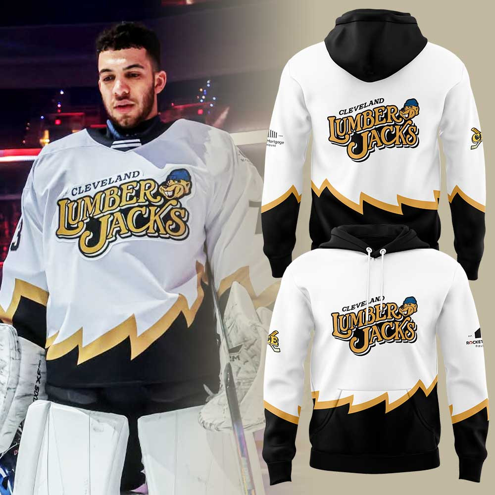 Cleveland Monsters Lumberjacks Throwback Hoodie Birthday Gifts For Hockey Fans-1