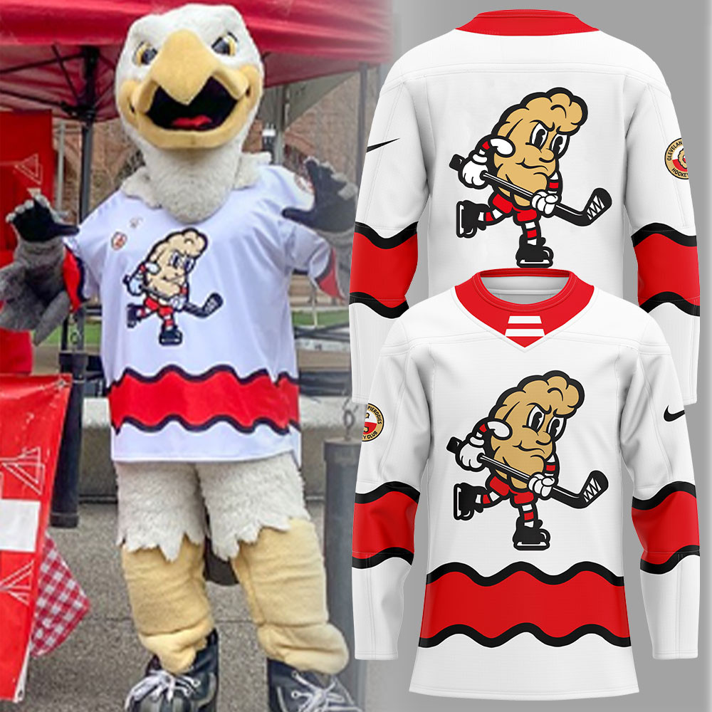 Cleveland Monsters Pierogies Uniform Jersey Best Gifts For Hockey Lovers-1