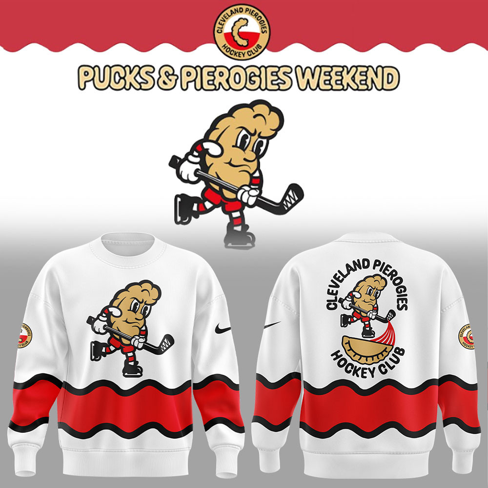 Cleveland Monsters Pierogies Uniform Sweatshirt Best Gifts For Hockey Lovers-1