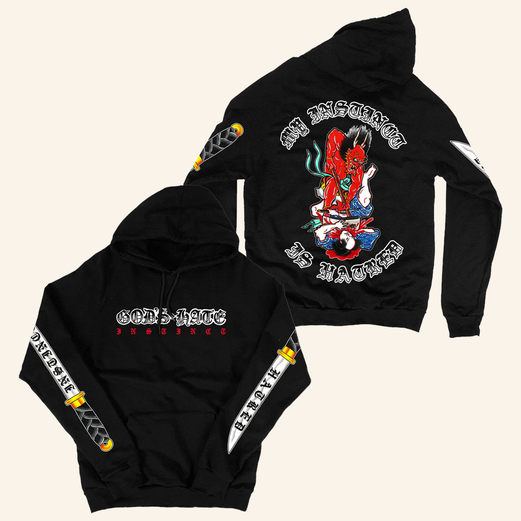 Closed Casket Activities Merch God's Hate Instinct Hoodie Best Friends Gifts-1 Closed Casket Activities Merch God's Hate Instinct Hoodie Best Friends Gifts-1