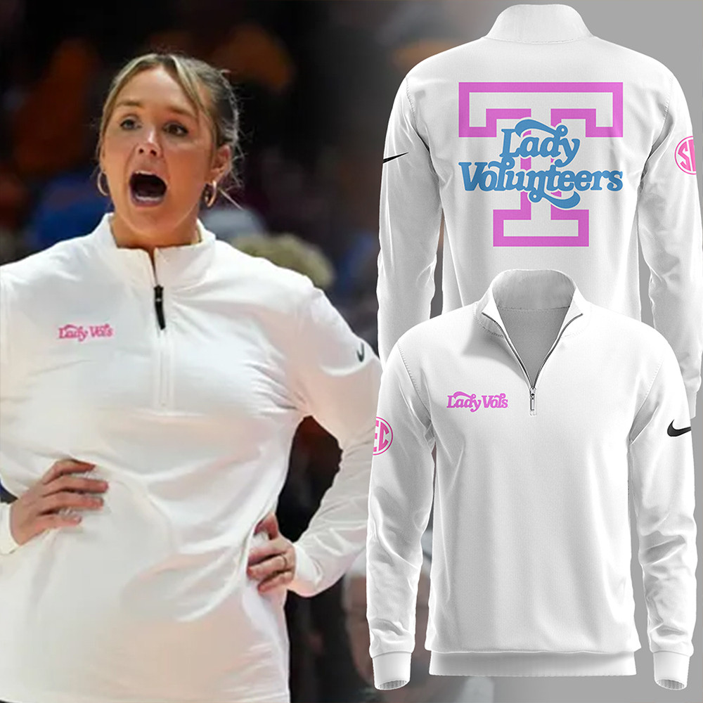 Coach Kim Caldwell Lady Vols Basketball White Quarter Zip Sweatshirt Gifts For Baseball Lovers-1 Coach Kim Caldwell Lady Vols Basketball White Quarter Zip Sweatshirt Gifts For Baseball Lovers-1