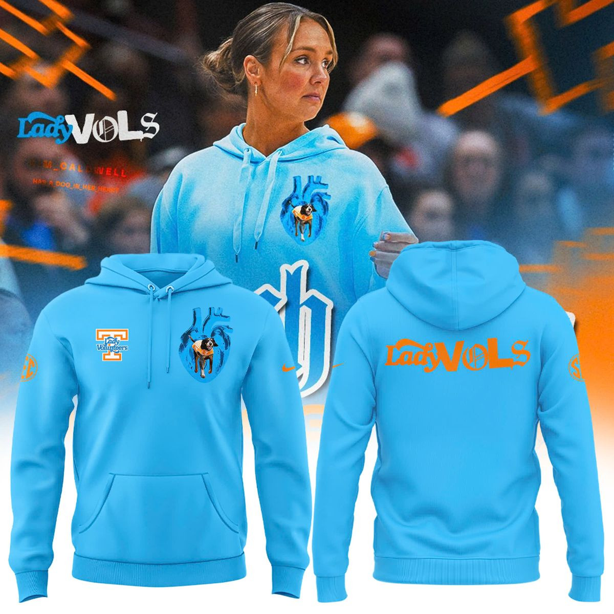 Coach Kim Collection Summitt Blue Hoodie Basketball Fan Gift Ideas-1