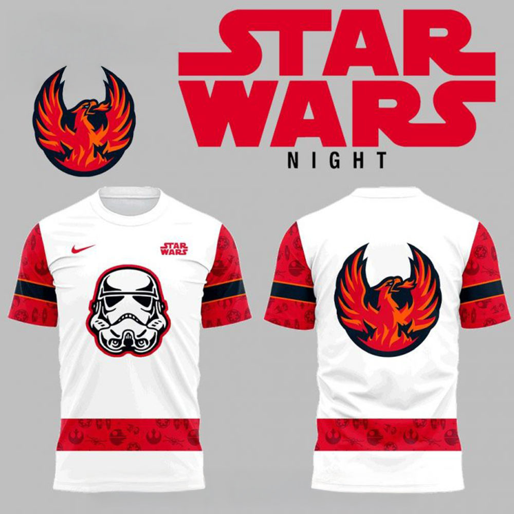 Coachella Valley Firebirds 2025 Star Wars T-Shirt Great Father's Day Gifts-1