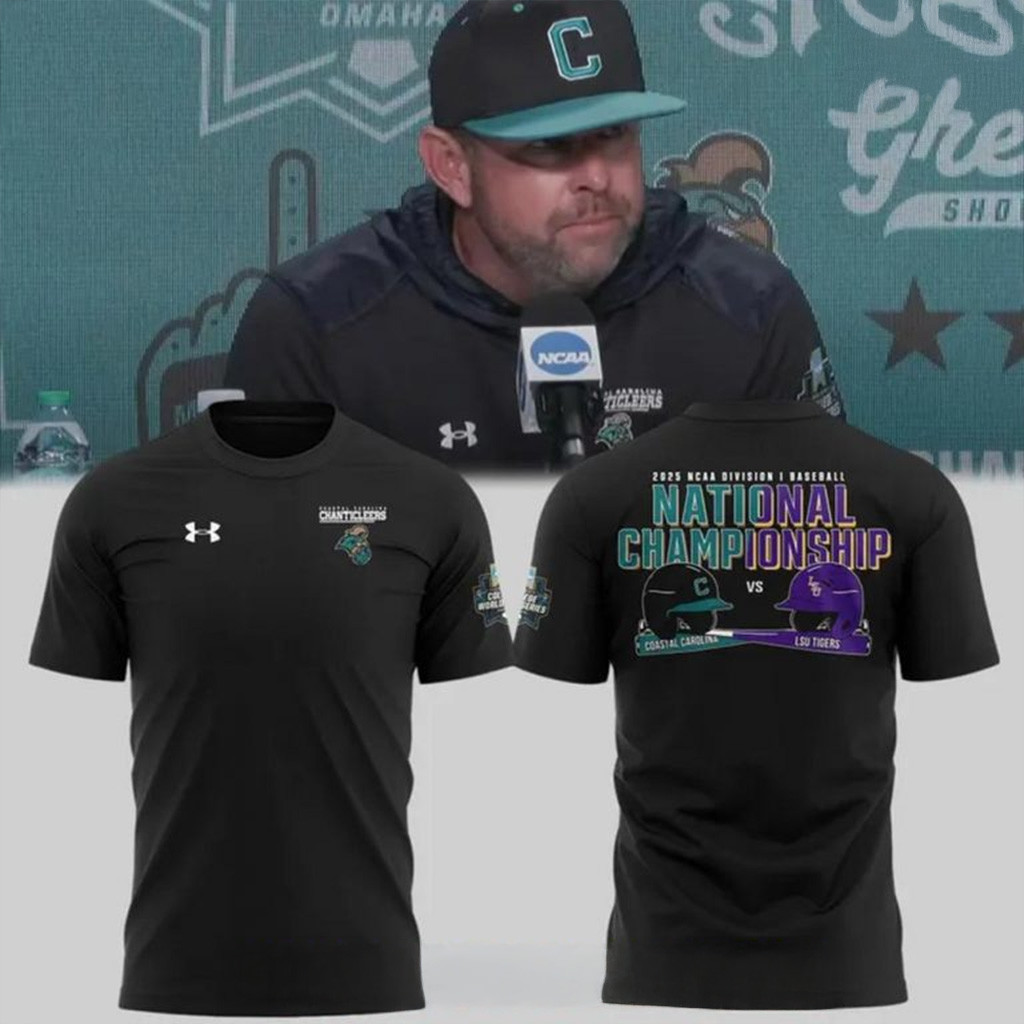 Coastal Carolina Chanticleers 2025 National Championship Special T-Shirt Gifts For Dad-1