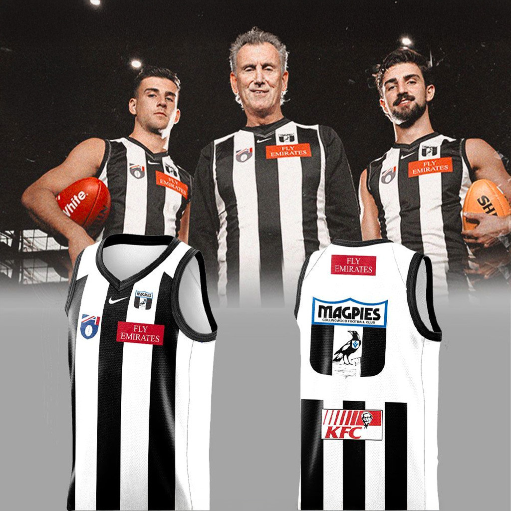 Collingwood Magpies 2025 Retro Guernsey Jersey-1