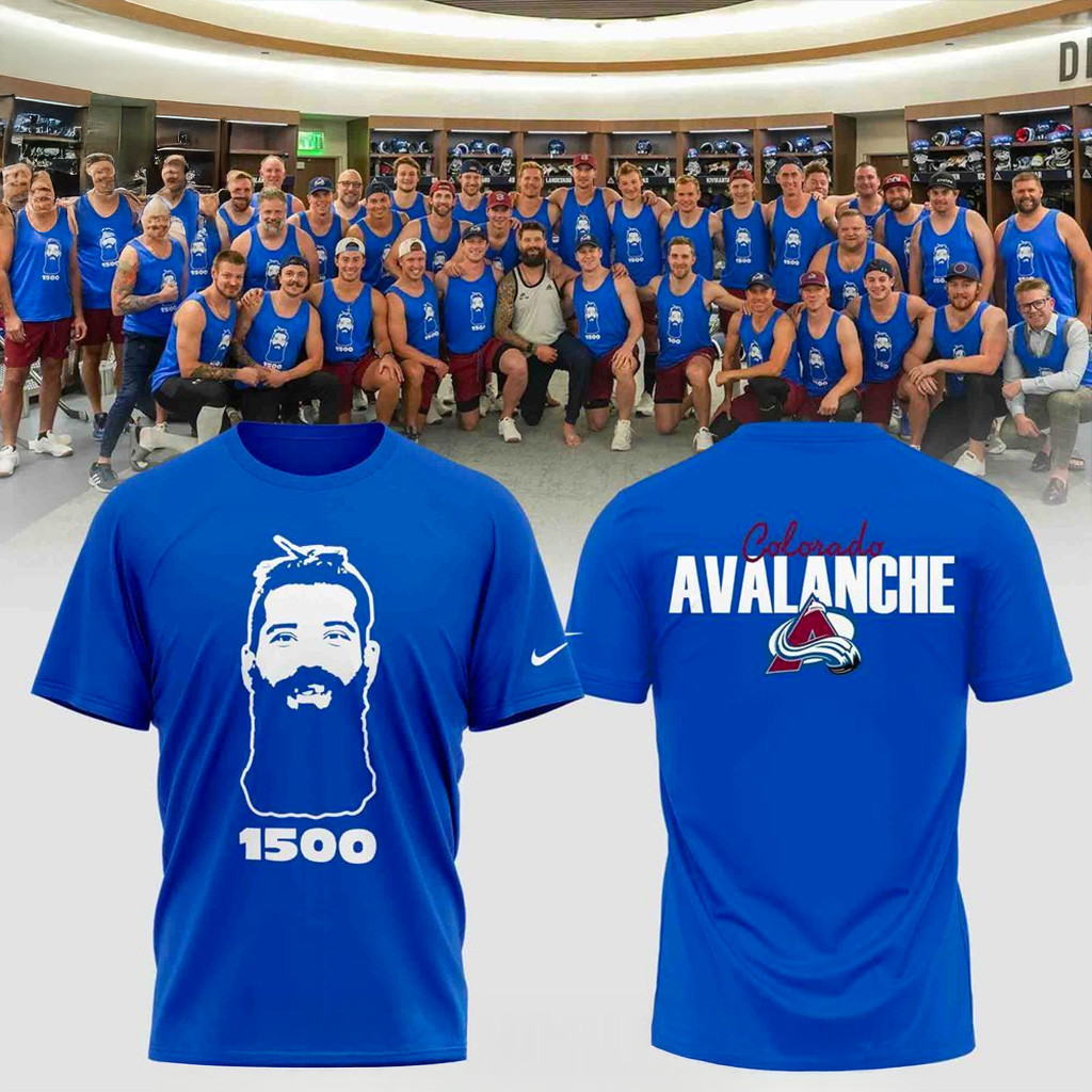 Colorado Avalanche 1500th Anniversary Burnzie Commemorative T-Shirt Fan Merch Dad Gifts-1