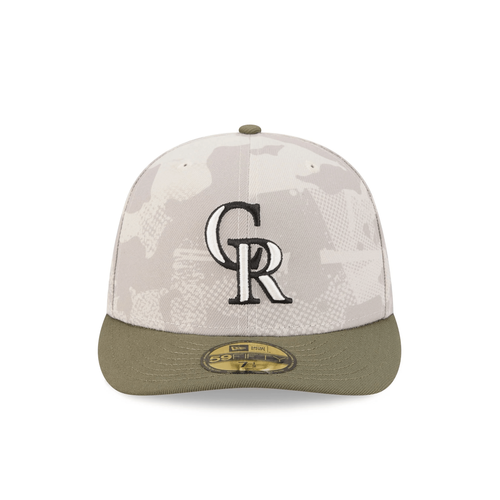 Colorado Rockies Camo Hat MLB Armed Forces Day 2025 Hat Merch Simple Father's Day Gift Ideas-1