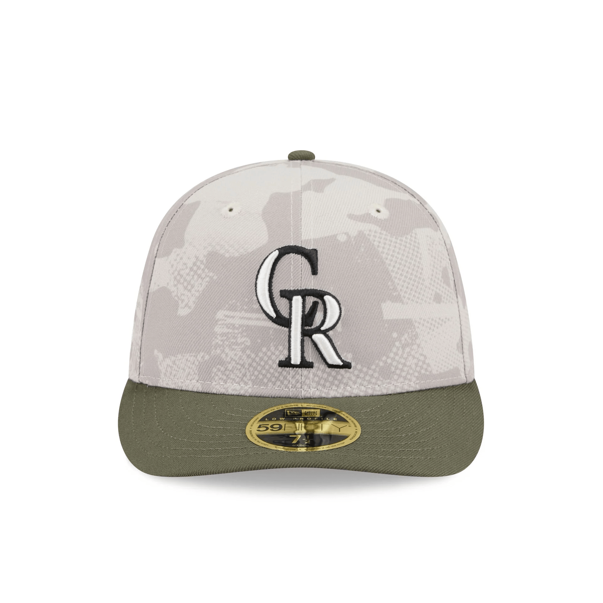 Colorado Rockies Camo Hat MLB Armed Forces Day 2025 Hat Merch Stepdad Gifts For Father's Day-1