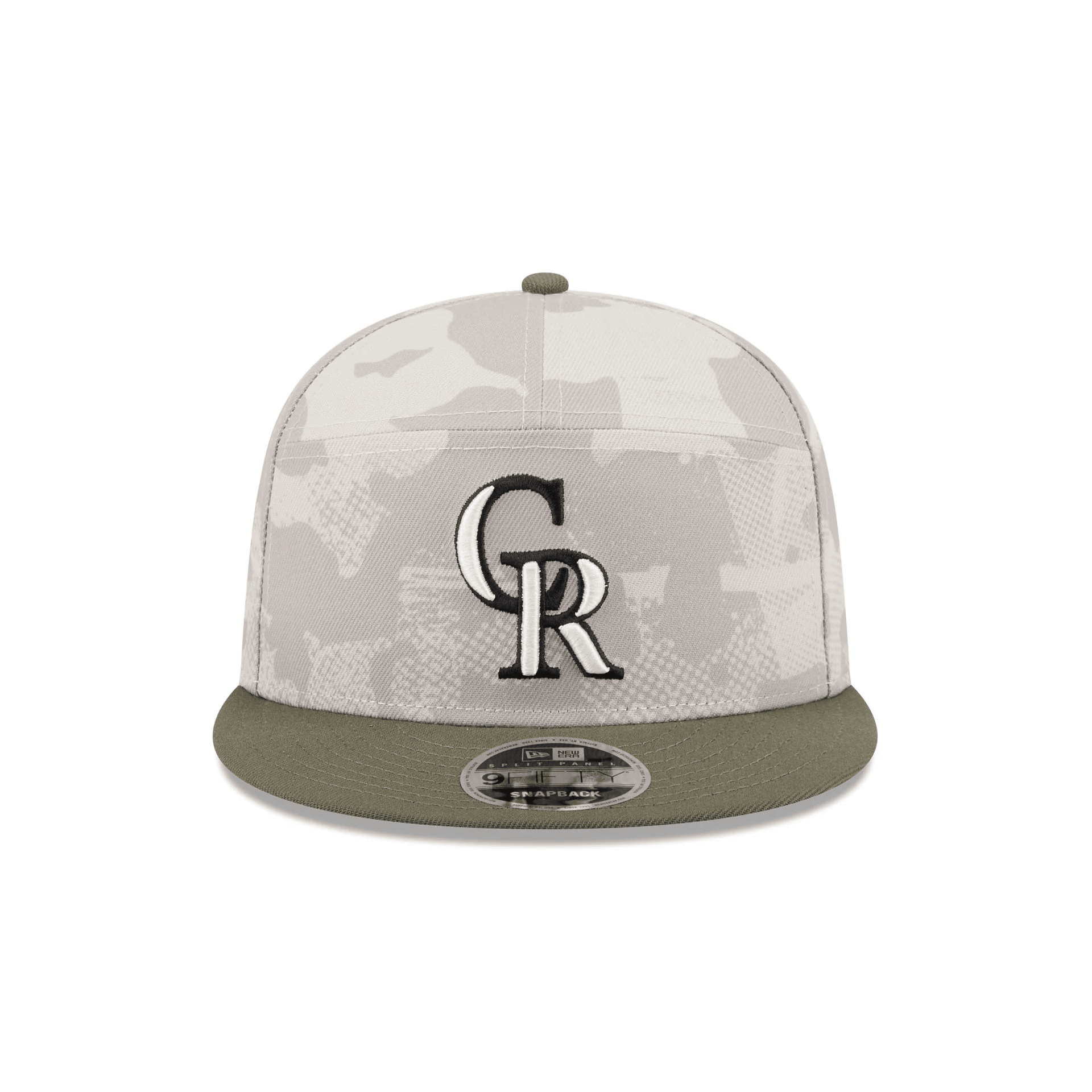 Colorado Rockies Camo Hat Snapback MLB Armed Forces Day 2025 Hat Merch Dad Fathers Day Gifts-1