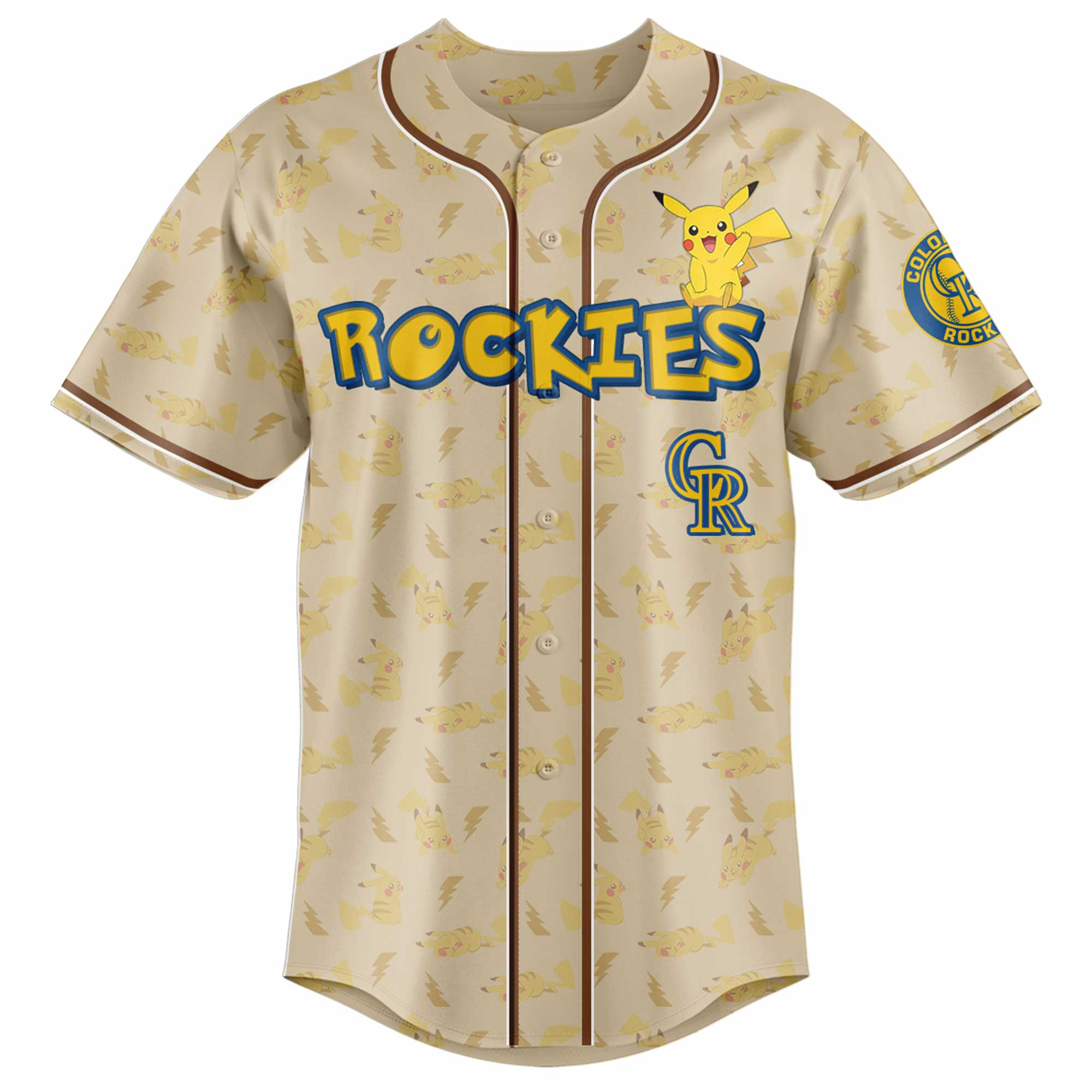 Colorado Rockies Mlb X Pokemon Go Master Baseball Jersey For Fans-1
