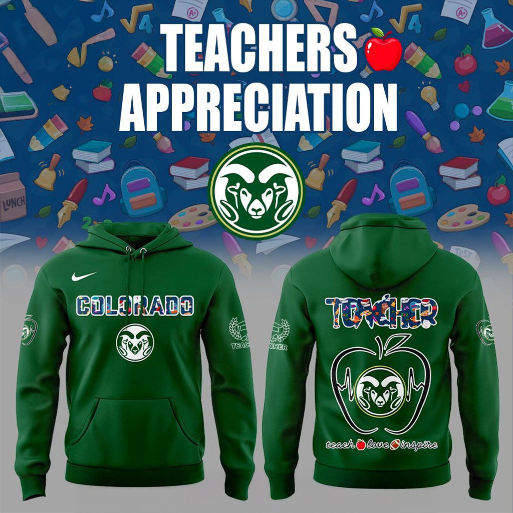 Colorado State Rams Teachers Appreciation 2025 Hoodie Rams Merch Xmas Gifts For Husband-1