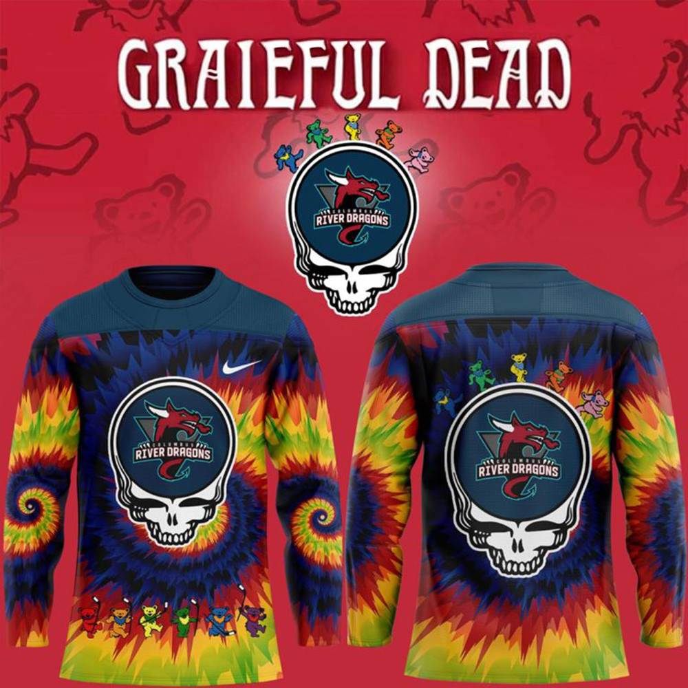 Columbus River Dragons Grateful Dead 2025 Long Sleeve Shirt River Dragons Merch Gifts For Husband-1