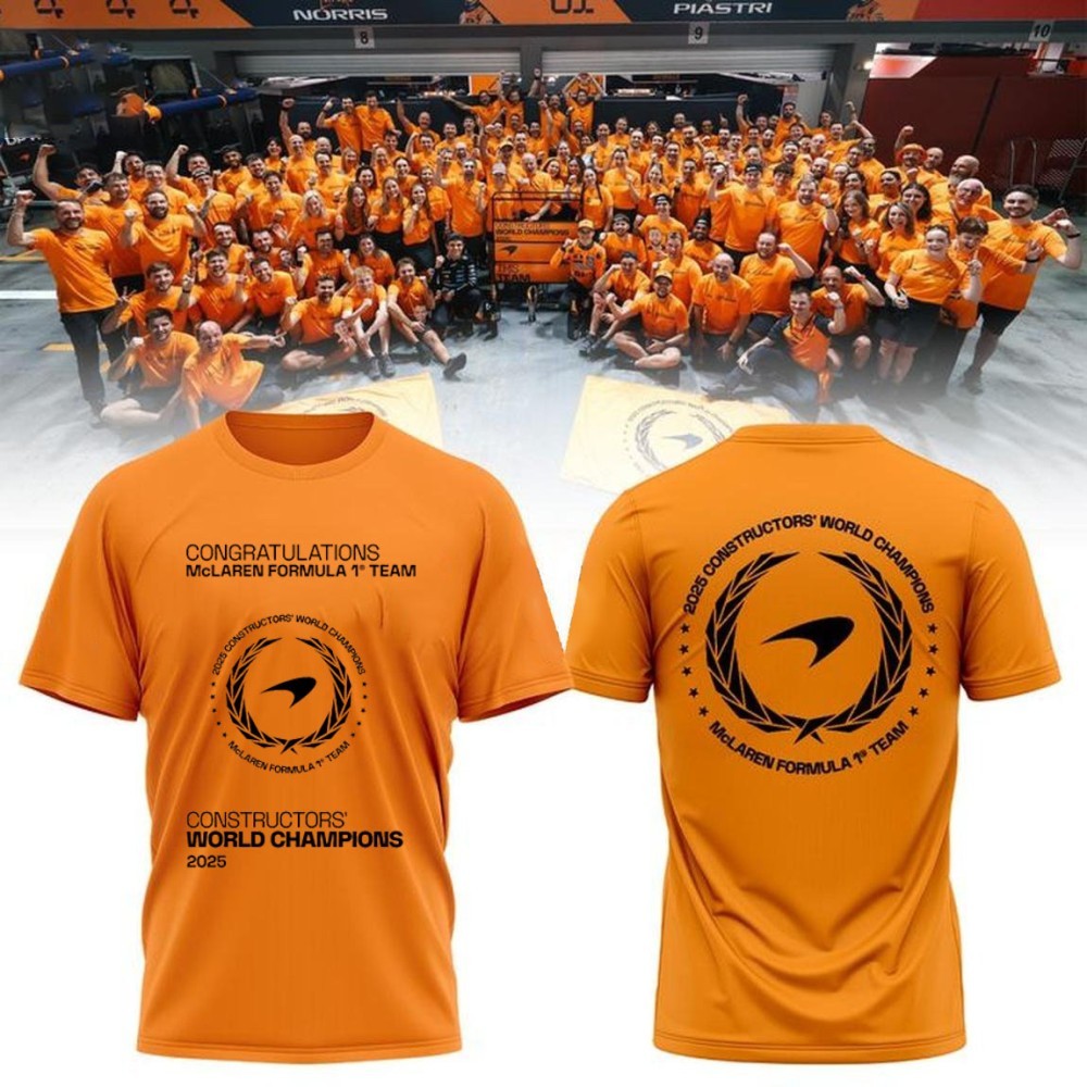 Congratulations McLaren Formula 1 Team Constructors World Champions 2025-1