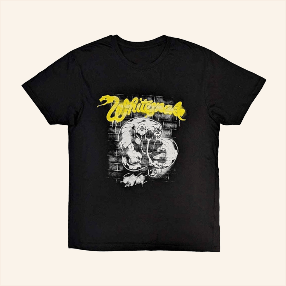 Cool Merch Rock Off Whitesnake Graffiti Shirt Gifts For Friends Birthday Gifts For Sister-1