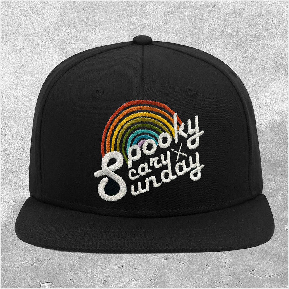 Coryxkenshin Merch Spooky Scary Sunday Snapback Hat Embroidered Gifts For Him Gifts For Fans-1