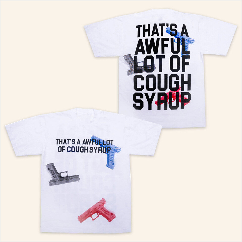 Cough Syrup Merch Glock T-Shirt Present For Husband Birthday Gifts For Besties-1