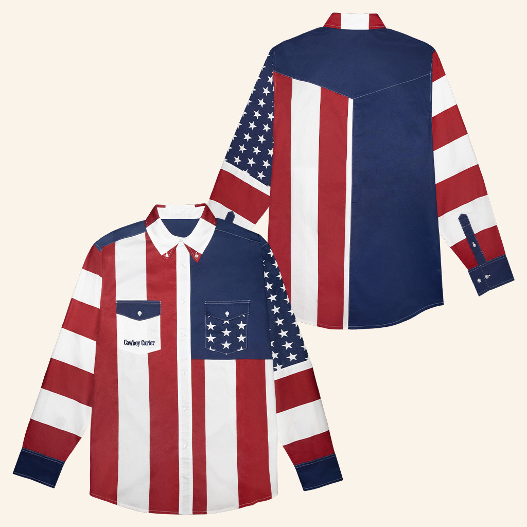 Cowboy Carter Long Sleeve Button Up Shirt Beyonce Shirt Beyonce Cowboy Carter Tour Merch 2025-1 Cowboy Carter Long Sleeve Button Up Shirt Beyonce Shirt Beyonce Cowboy Carter Tour Merch 2025-1