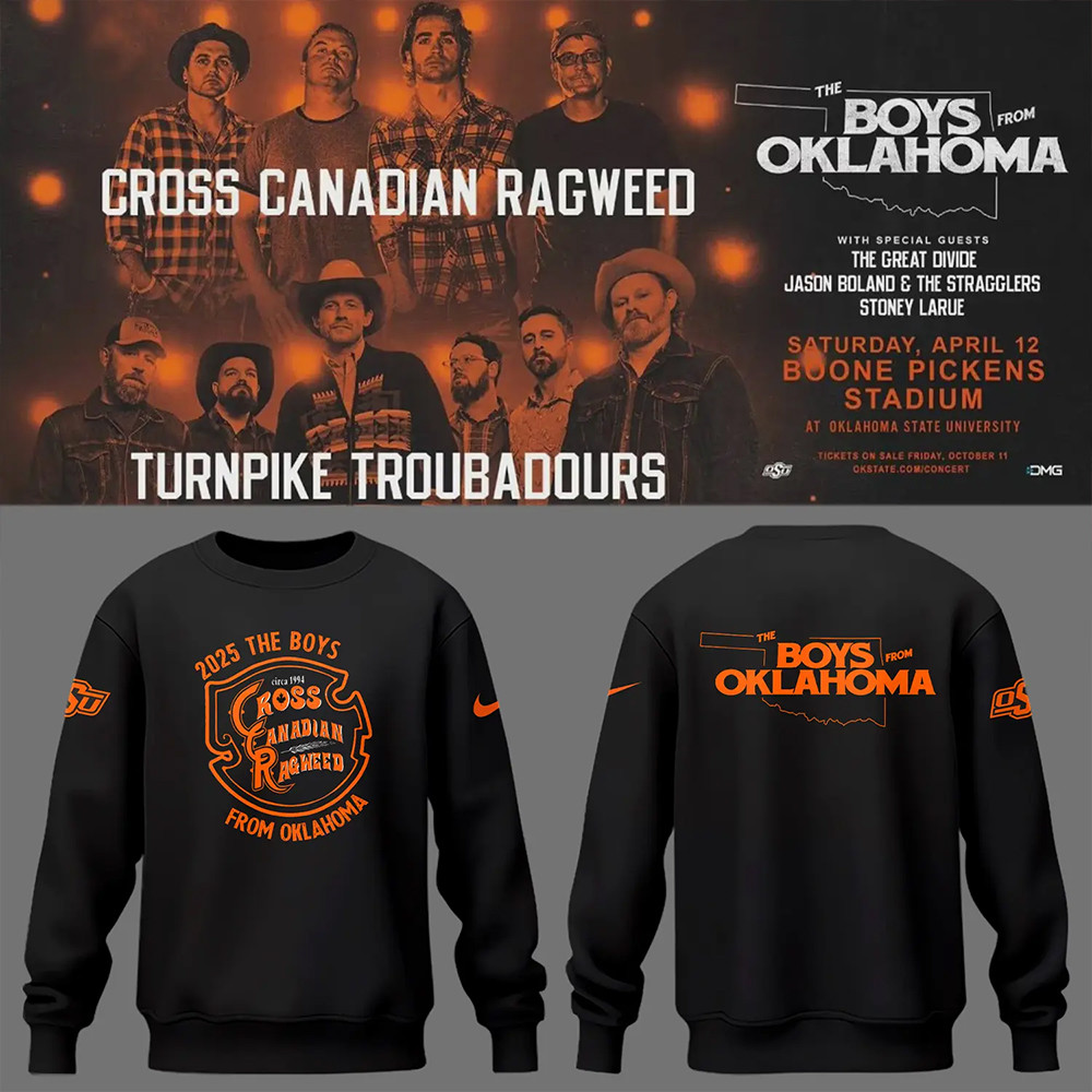 Cowboys Limited The Boys From Oklahoma Black Sweatshirt 2025-1