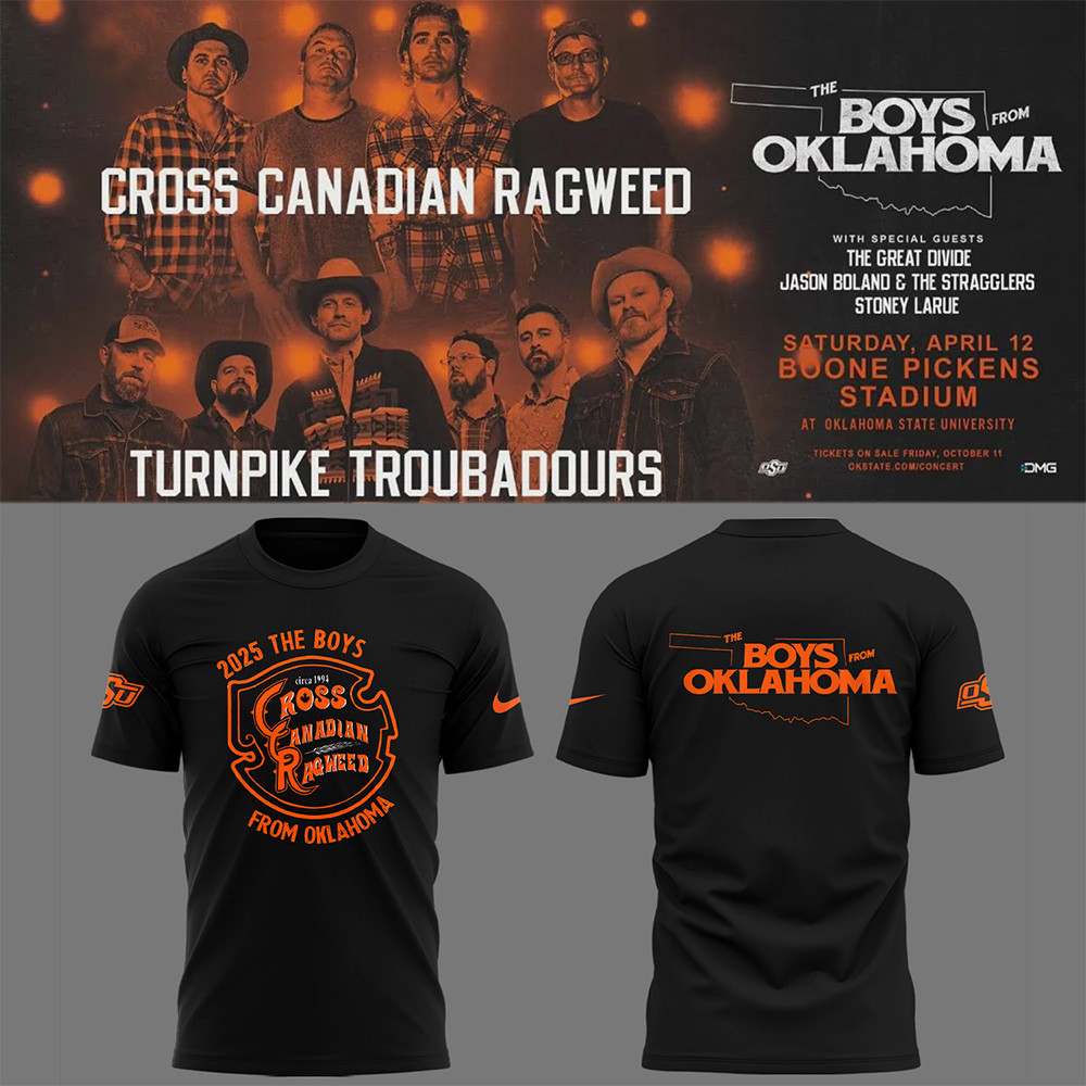 Cowboys Limited The Boys From Oklahoma Black T-Shirt Gift For Fans 2025-1