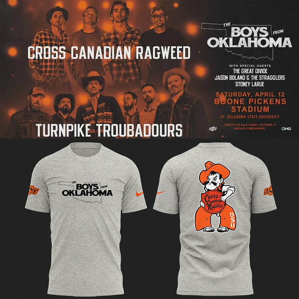 Cowboys Limited The Boys From Oklahoma Grey T-Shirt-1