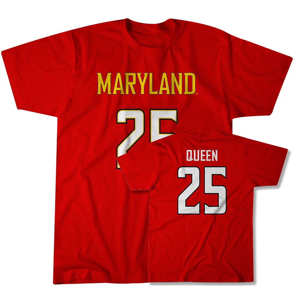 Crab Five T-Shirt Derik Queen Number 25 The Crab 5 Maryland Basketball Fans Merch Gifts-1