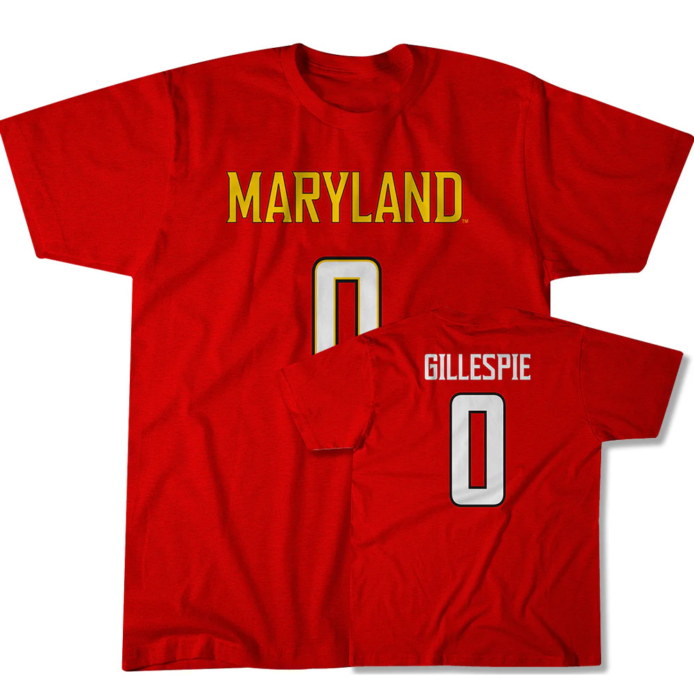 Crab Five T-Shirt Ja'Kobi Gillespie Number 0 The Crab 5 Maryland Basketball Fans Gifts-1
