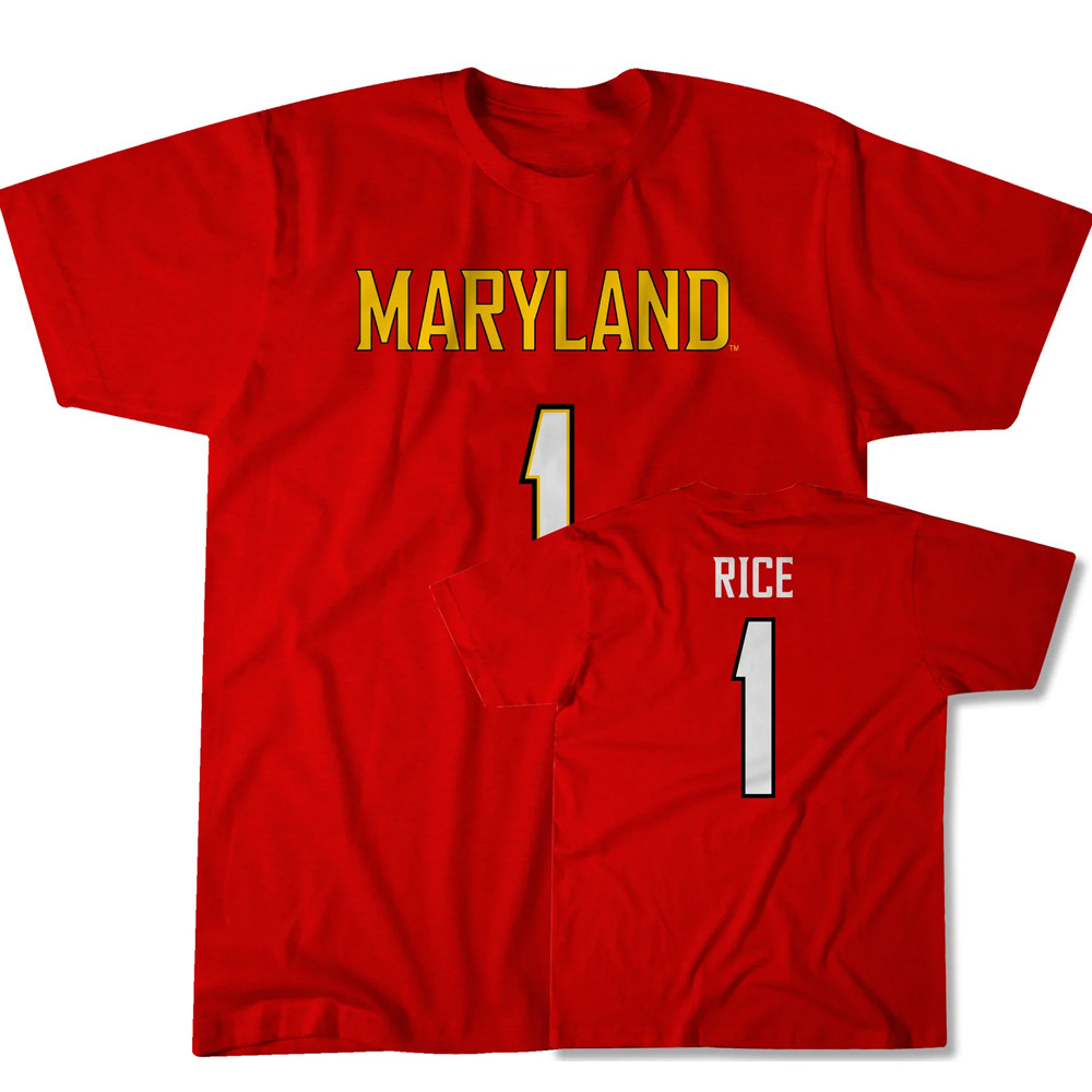 Crab Five T-Shirt Rodney Rice Number 1 The Crab 5 Shirt Maryland Basketball Fans Gifts-1