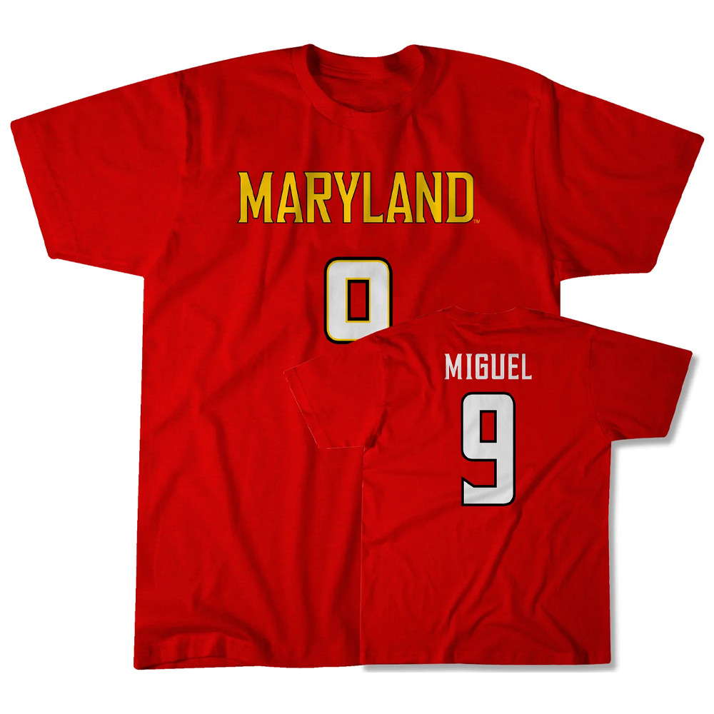 Crab Five T-Shirt Selton Miguel Number 9 The Crab 5 Shirt Maryland Basketball Fans Gifts-1