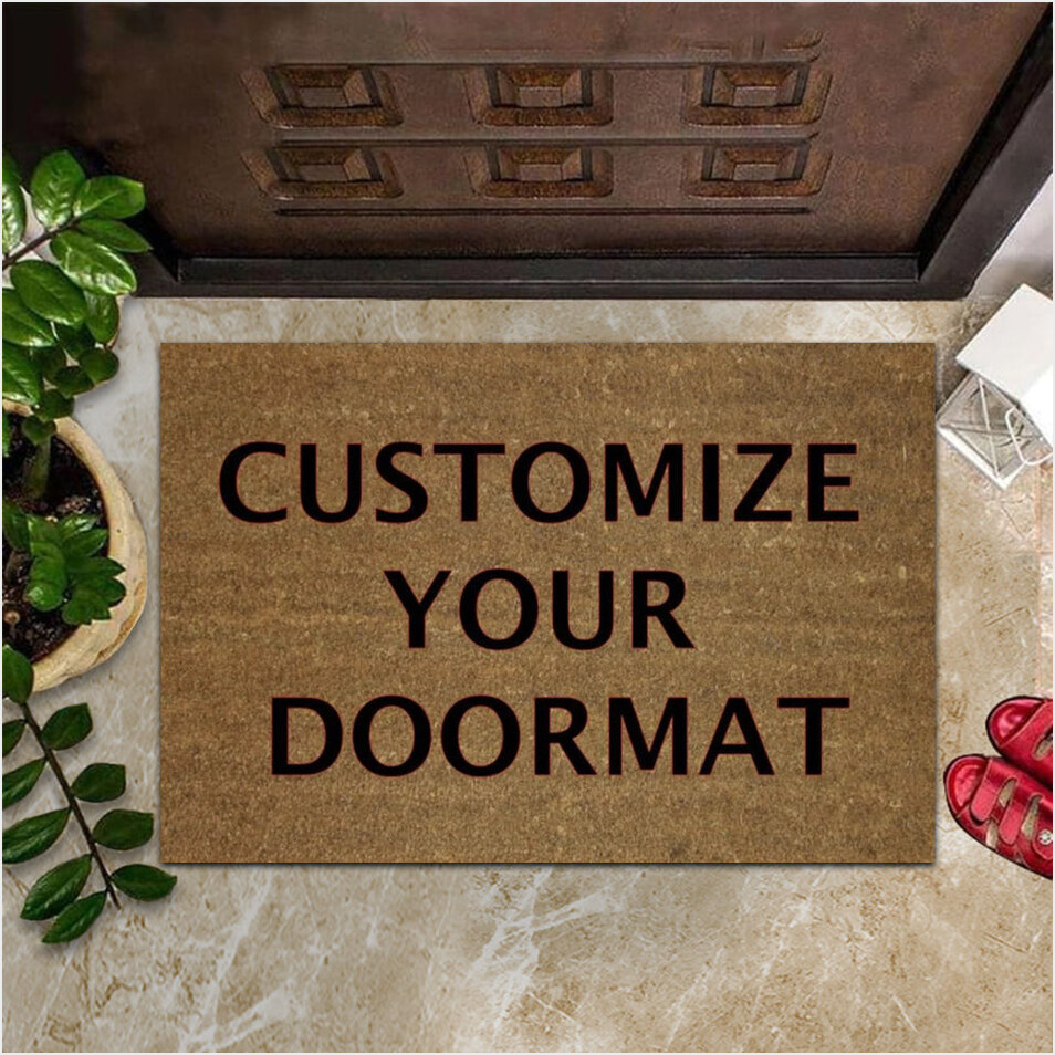 Create Your Own Custom Doormat Personalized Customized Doormat Front Door Gifts For Besties-1