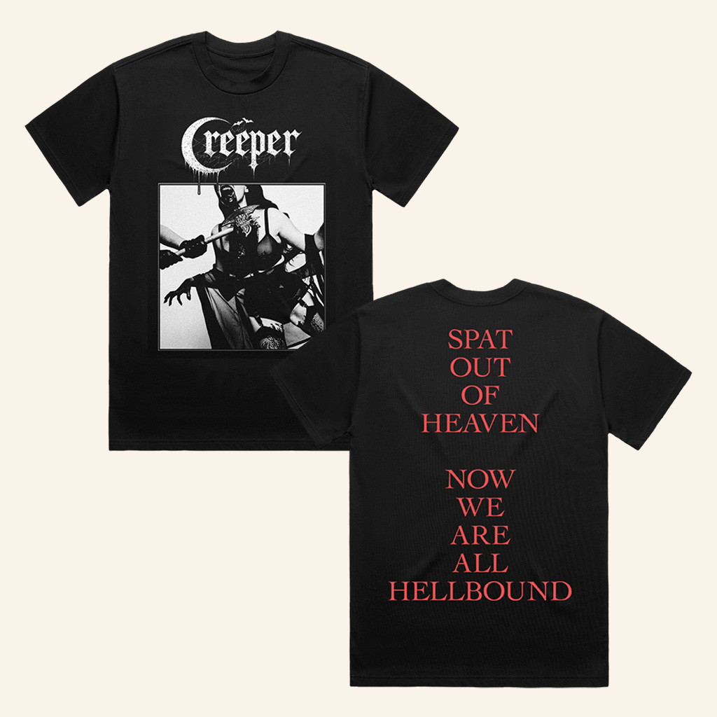 Creeper Official Merch Creeper Spat Out Of Heaven T-Shirt Gifts For Dudes-1