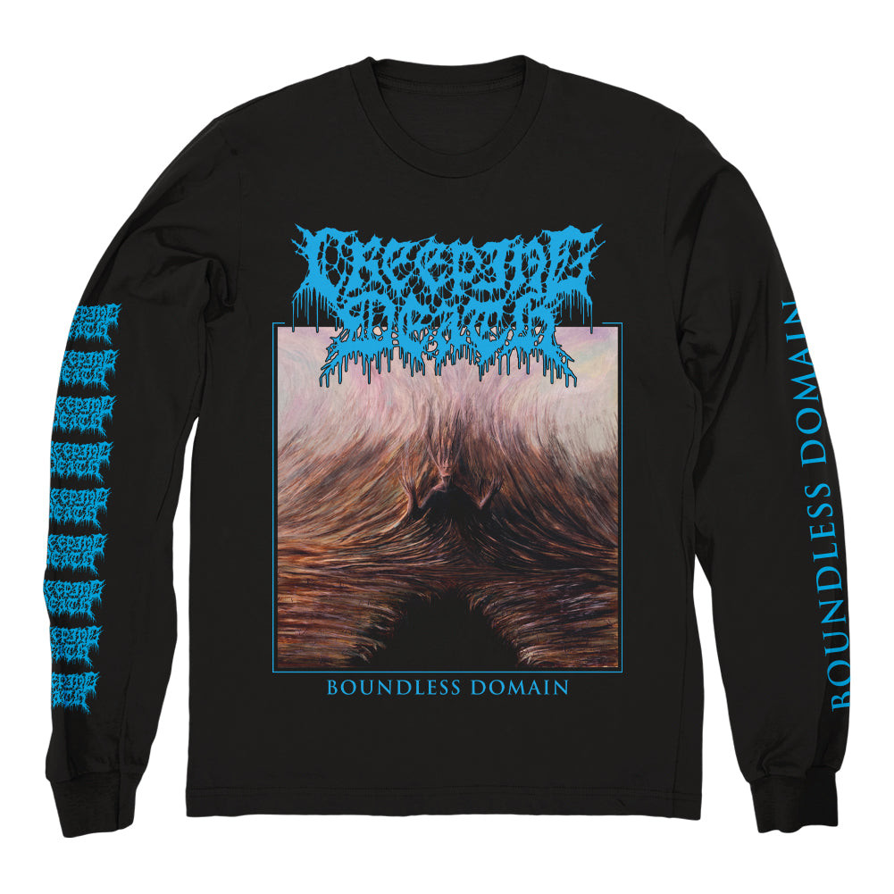 Creeping Death Merch Boundless Domain Long Sleeve Shirt Creeping Death Shirt Father's Day Gifts For Metal Music Lovers-1