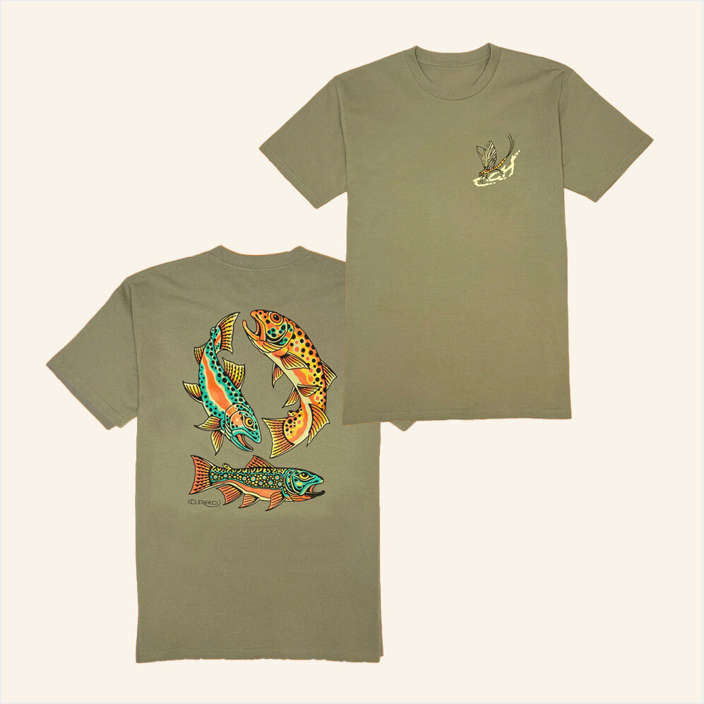 Crooked Creek Holler Merch Triple Trout Vol Ii T-Shirt Best Gifts For Dudes Gifts For Besties-1