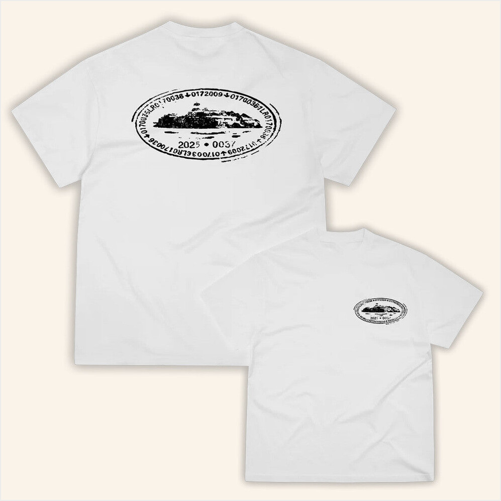 Crtzrtw Merch Island Stamp T-Shirt White Gifts For My Boyfriend Birthday Gifts For Best Friend-1