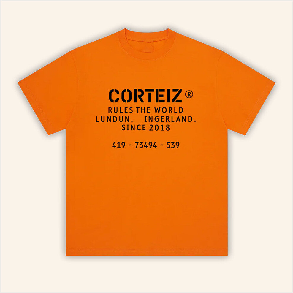 Crtzrtw Merch Og Stencil T-Shirt Orange Gifts For Friends Birthday Gifts For Sister-1