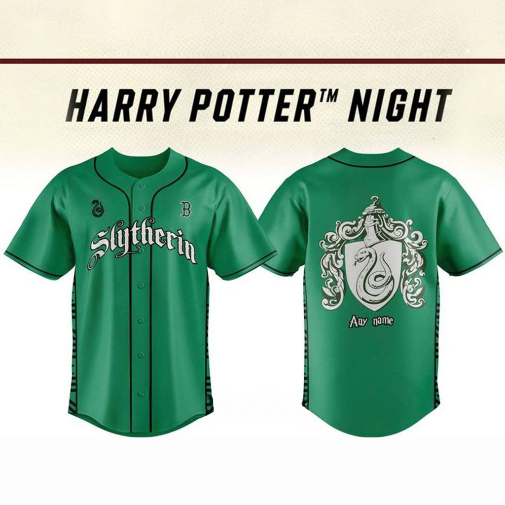 Custom Boston Red Sox x Harry Potter Night Jersey Presents For Boyfriend-1
