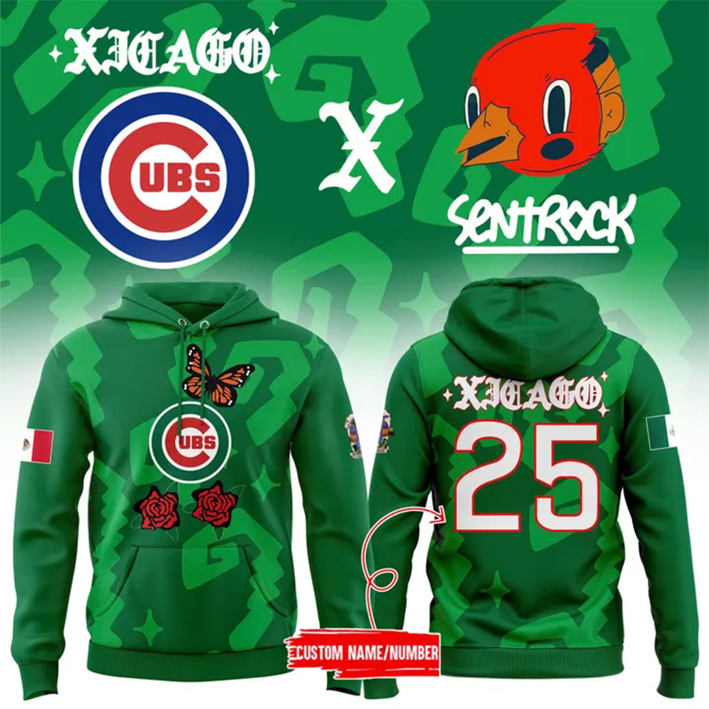 Custom Chicago Cubs Mexican Heritage 2025 Hoodie Baseball Player Gift Ideas-1