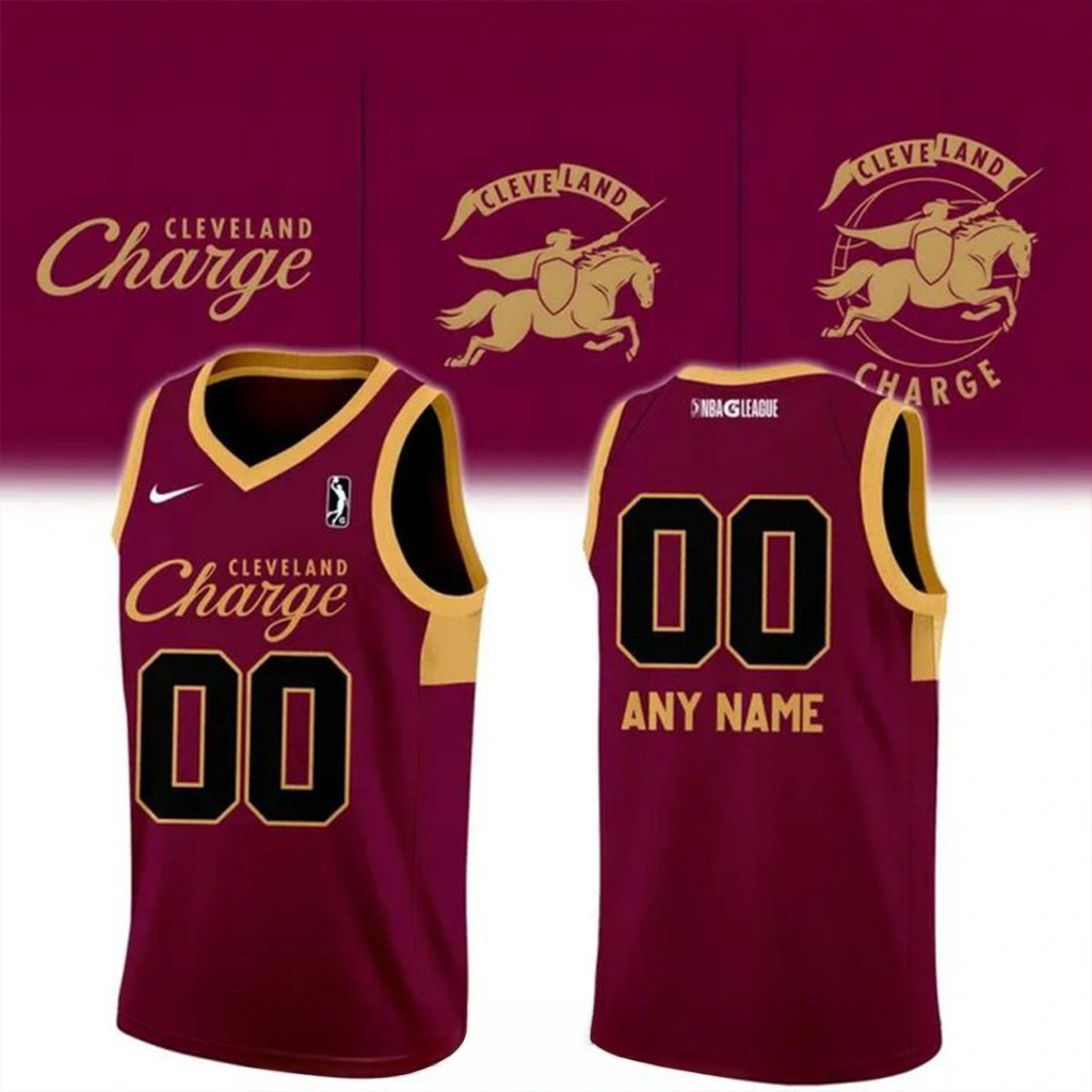 Custom Cleveland Charge New 2025 Basketball Jersey Gift For Basketball Lover-1