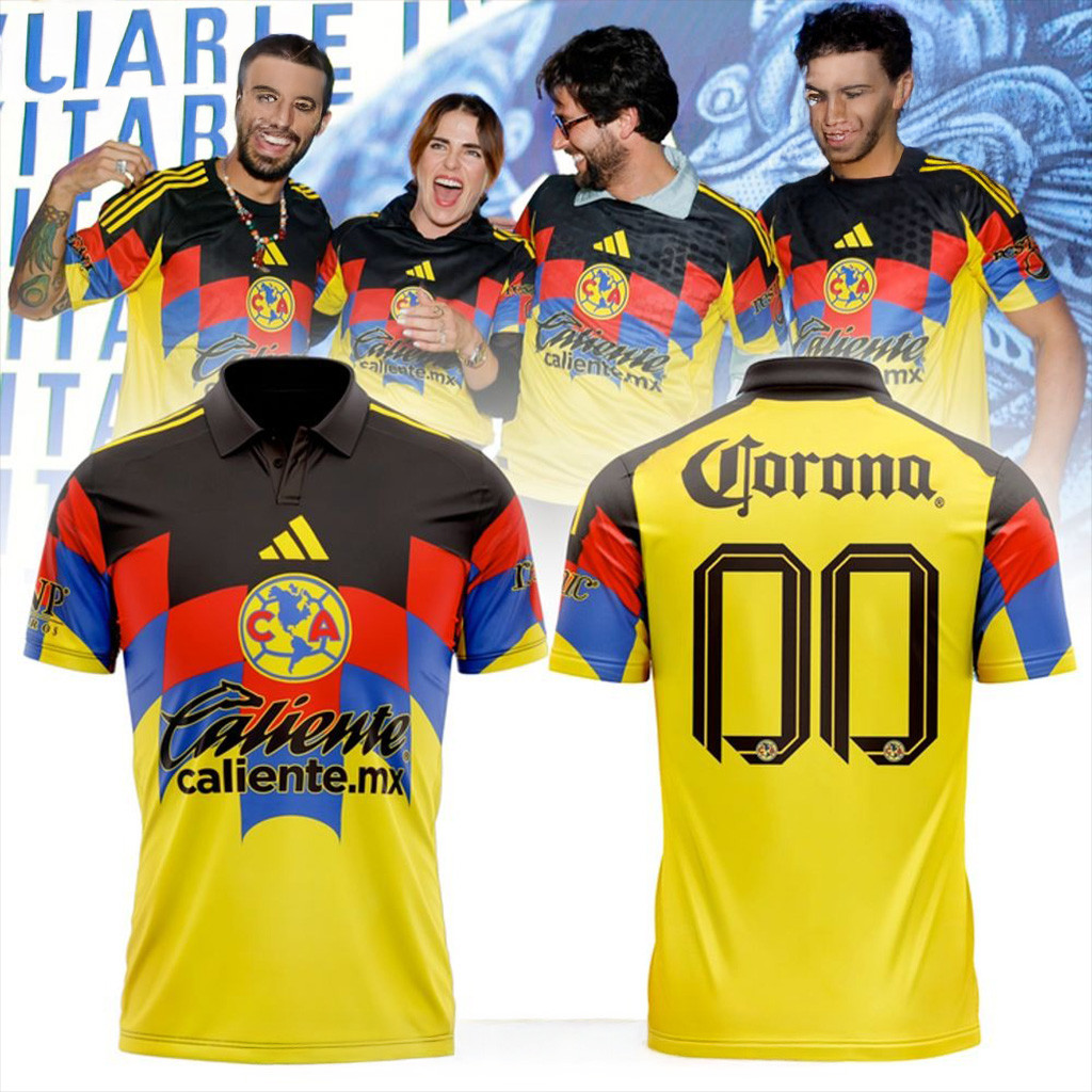 Custom Club America Season 2025-2026 Home Special Polo Shirt Best Gifts For Dad-1 Custom Club America Season 2025-2026 Home Special Polo Shirt Best Gifts For Dad-1