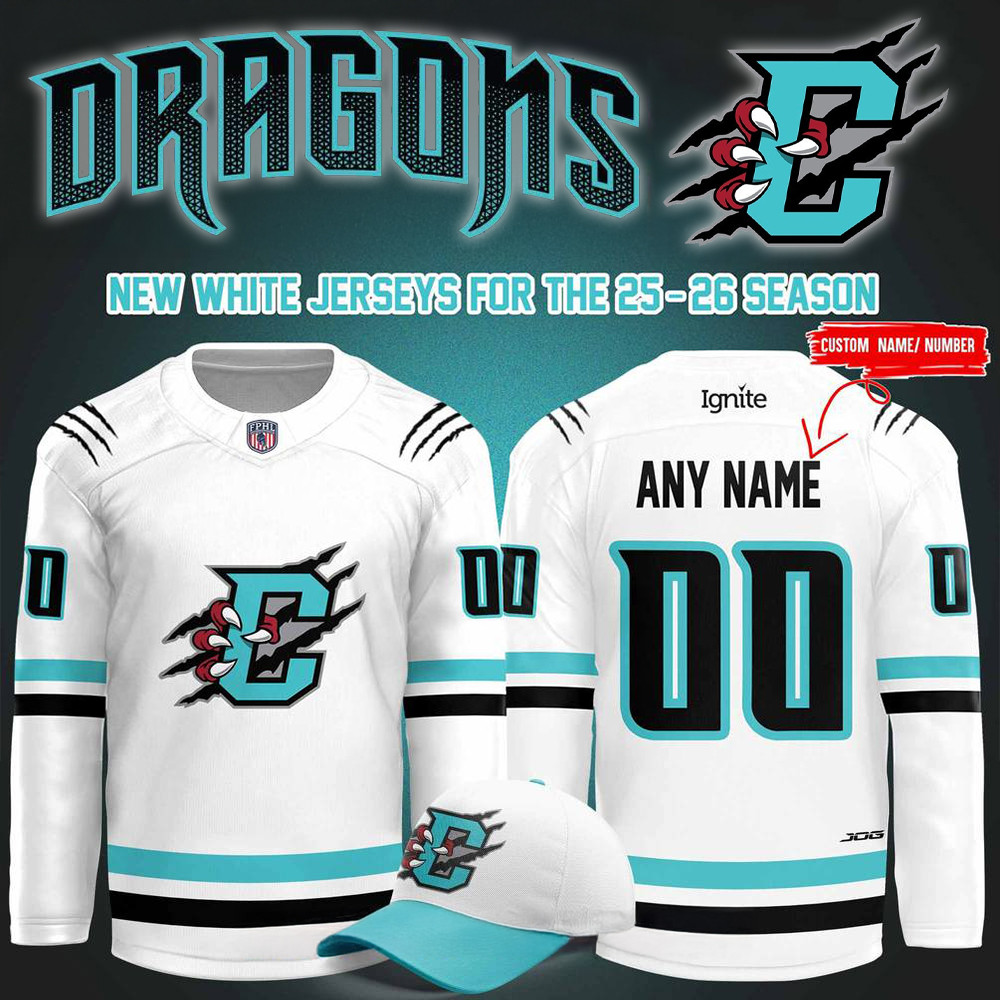 Custom Columbus River Dragons New Season 2526 Hockey Jersey Fan Merch Him Gifts-1