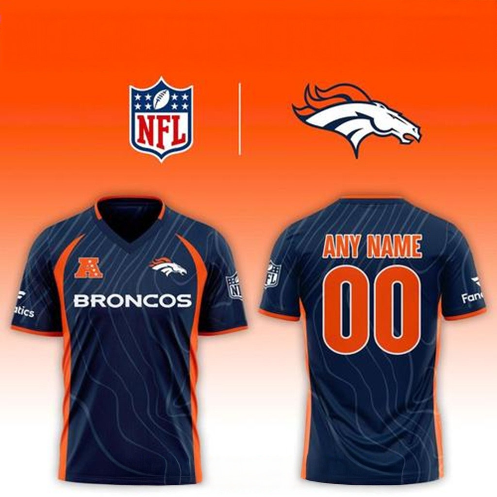 Custom Denver Broncos 2025 NFL Soccer Jersey Denver Broncos Merch Gift For Football Lovers-1 Custom Denver Broncos 2025 NFL Soccer Jersey Denver Broncos Merch Gift For Football Lovers-1
