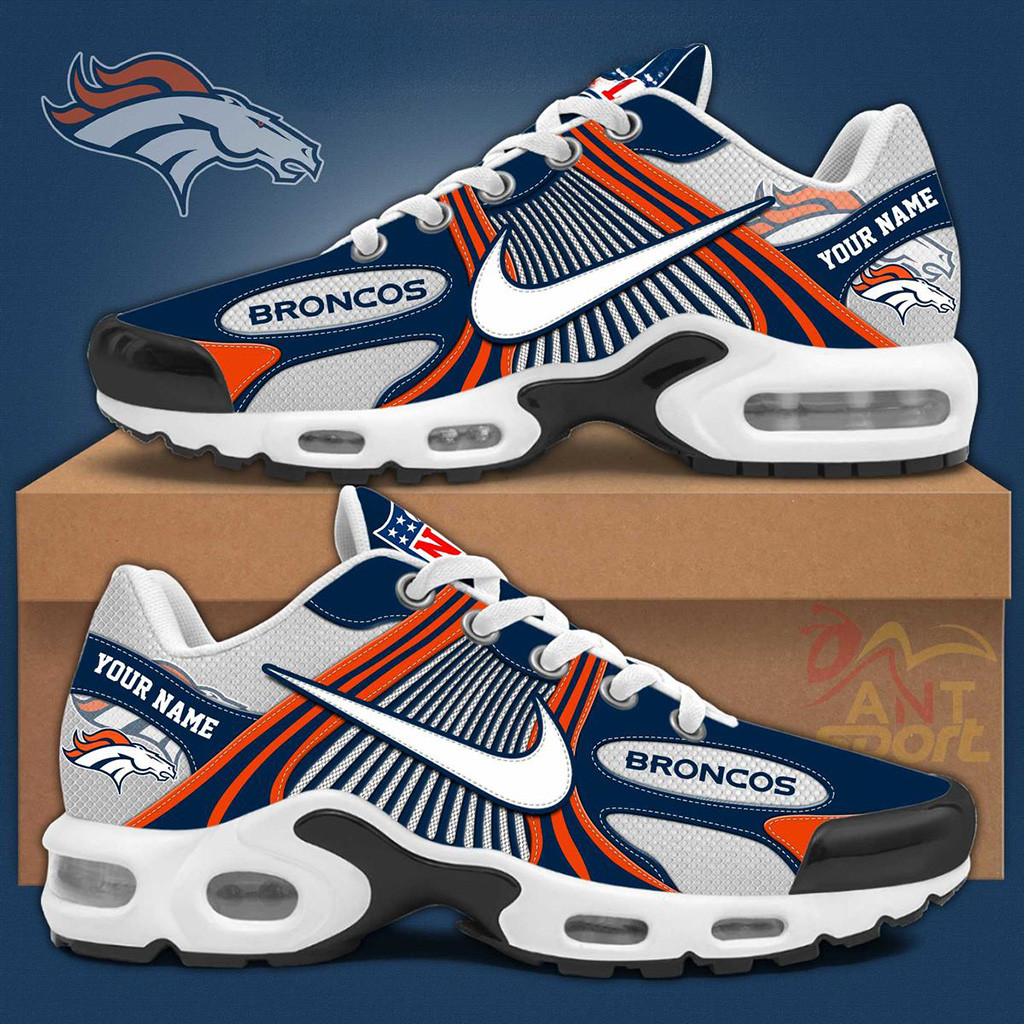 Custom Denver Broncos New Season 2025 Air Max Shoes Denver Broncos Merch Him Gifts-1