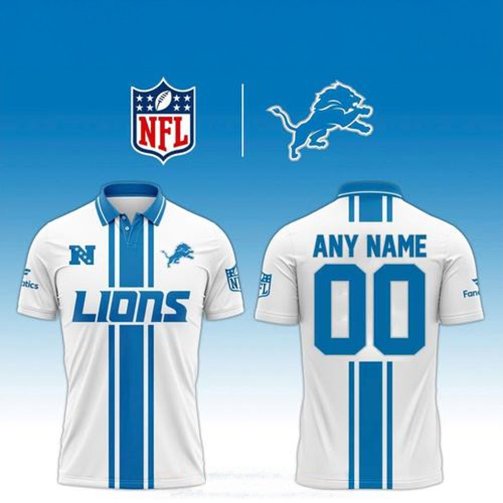 Custom Detroit Lions NFL 2025 Football Jersey Detroit Lions Merch Football Fan Gift Ideas-1