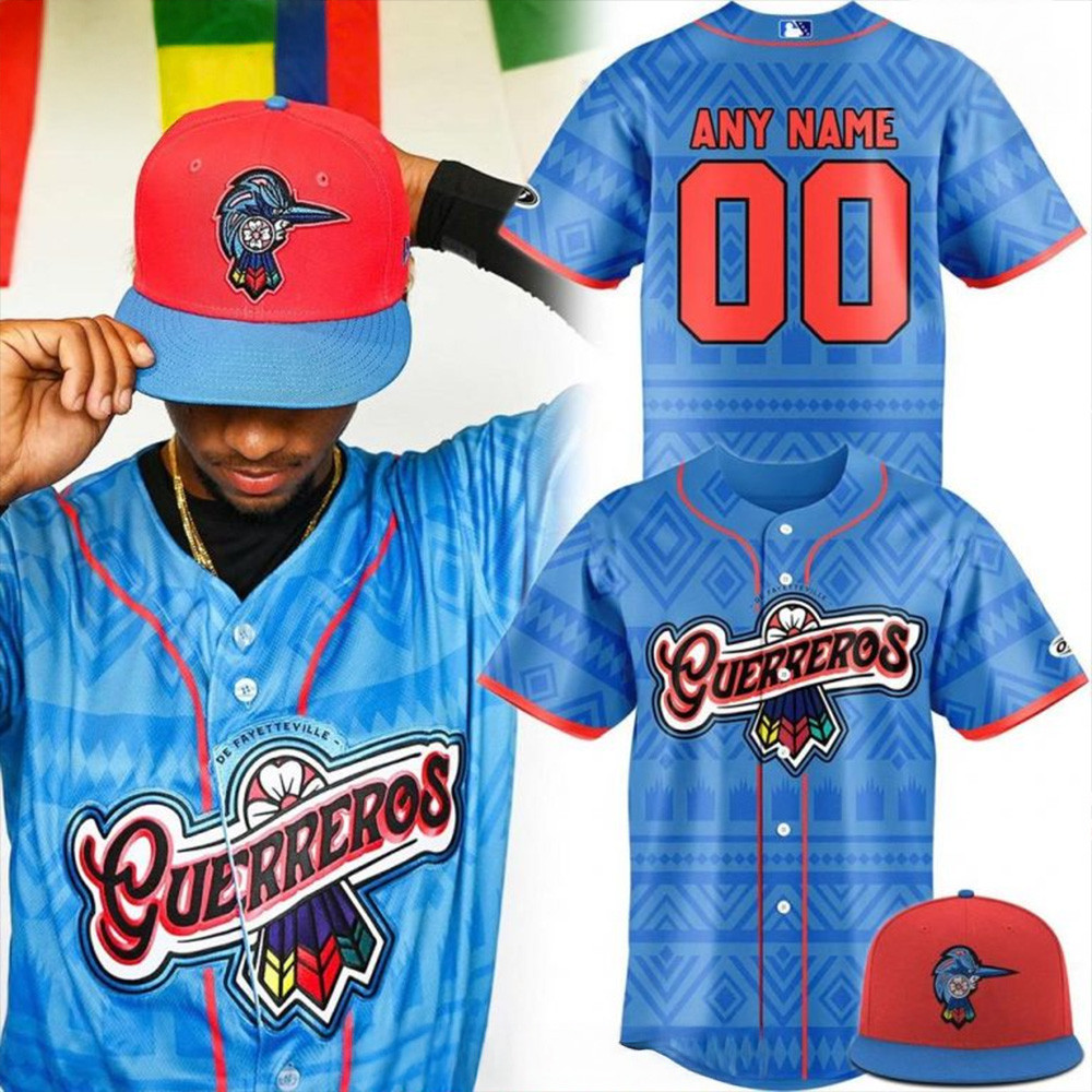 Custom Fayetteville Woodpeckers Los Guerreros De Fayetteville Special Edition Jersey For Fans-1