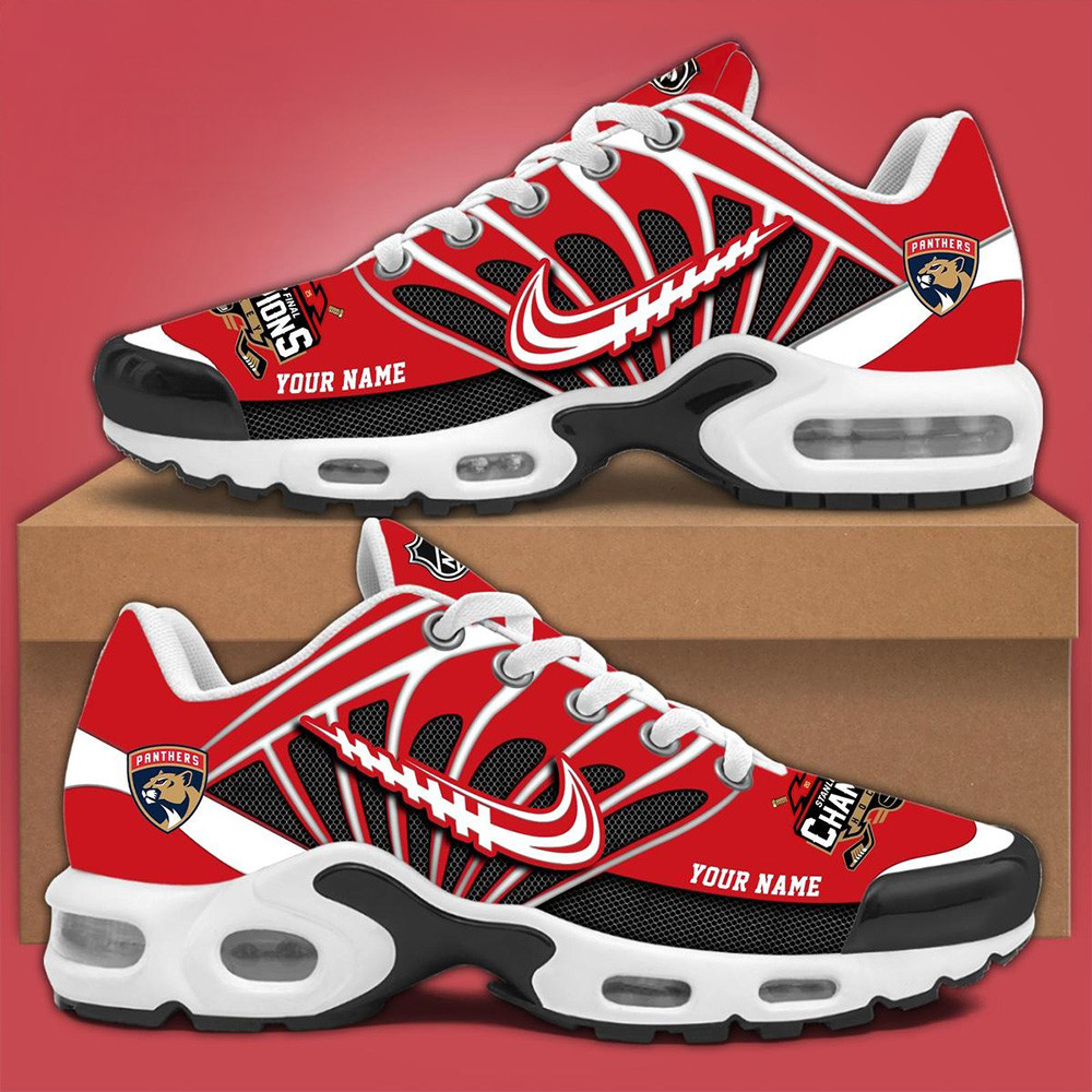 Custom Florida Panthers 2025 Stanley Cup Champions Air Max Shoes Florida Panthers Merch For Fans-1