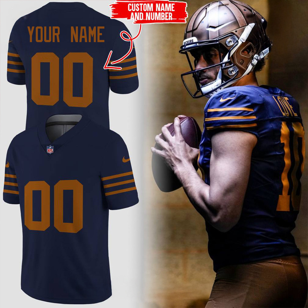 Custom Green Bay Packers 2025 New Uniform Football Jersey Packers Merch For Fans-1