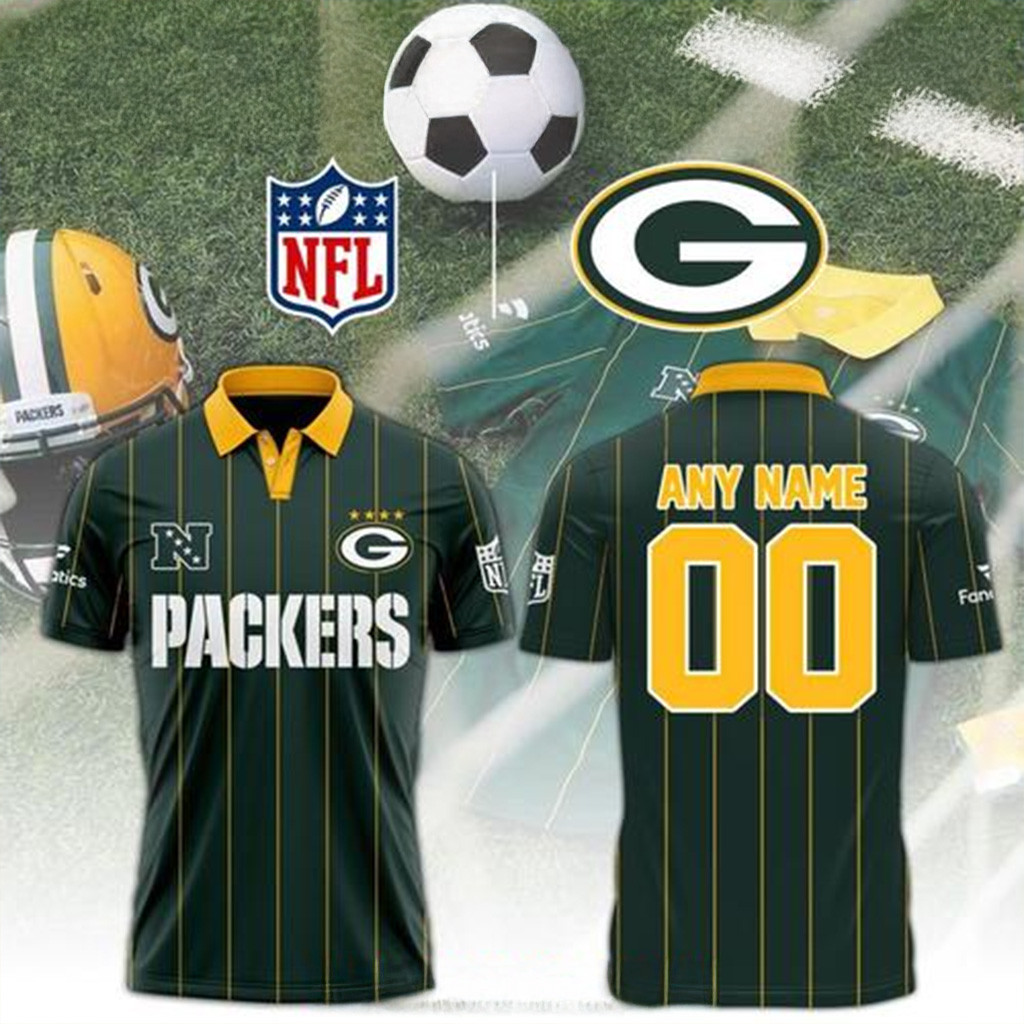 Custom Green Bay Packers NFL 2025 Football Jersey Packers Merch Gifts For Fans-1
