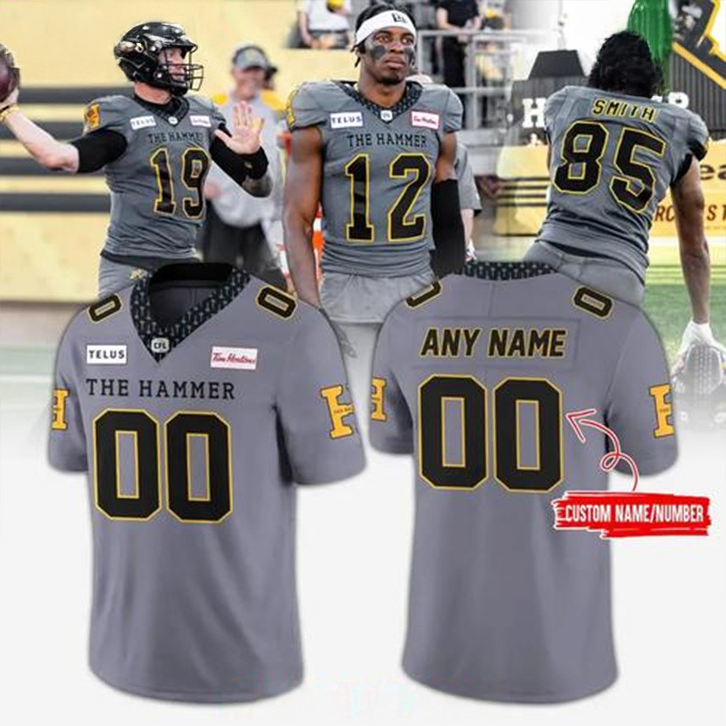 Custom Hamilton Tiger Cats CFL Special Football Jersey Presents For Football Lovers-1